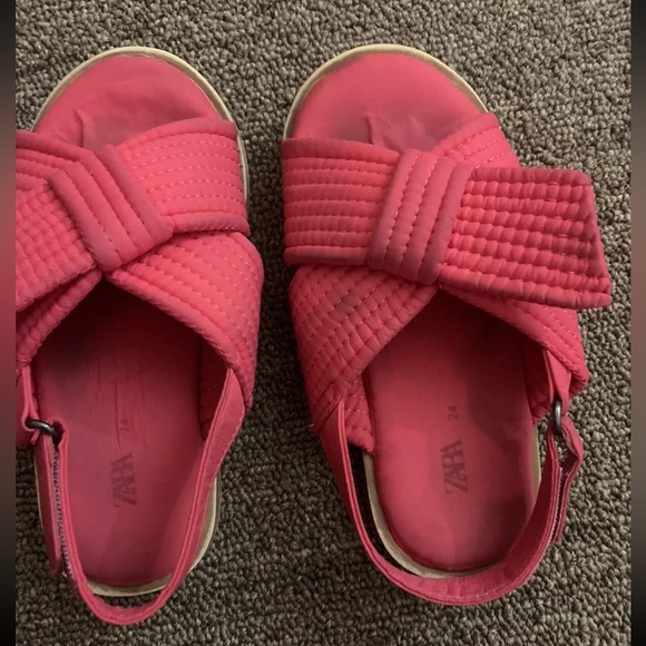 Zara toddler girls sandals size 24 (8US) - Picture 3 of 3